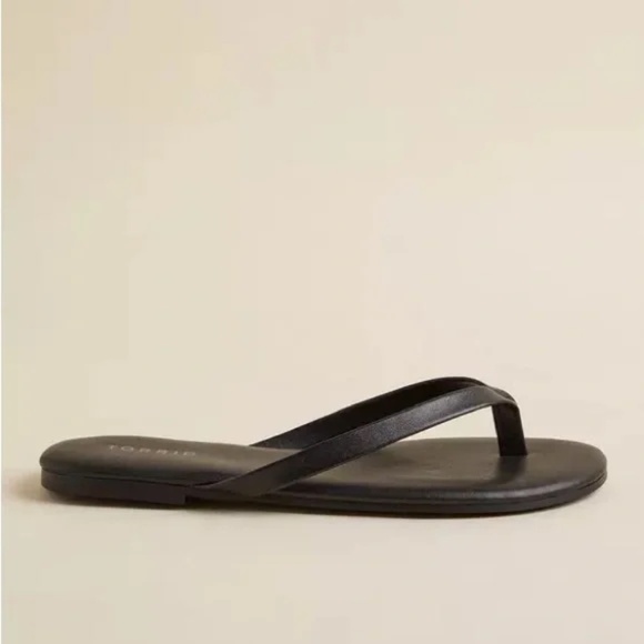 Torrid Black Thong Flip Flop Size 11W - Picture 2 of 4